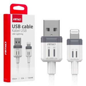 Incarcator Cablu USB la Lightning 3A 100cm FullLINK AMIO