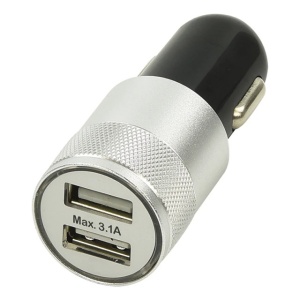 Incarcator USB cu 2 cai tip A 12V/24V 3100mA