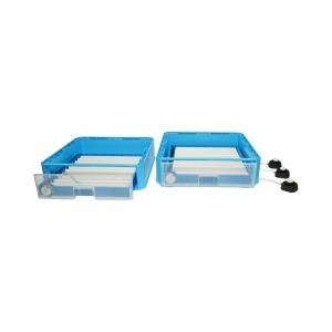 Incubator automat 128 oua 80W, 12V-220V, rotire automata, ovoscop LED, control temperatura, umiditate, afisaj digital, alarma - Img 13