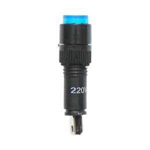 Indicator semnalizare industrial LED albastru 220V Ø 8mm Breckner Germany