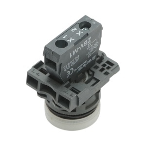 Indicator semnalizare LED alb 220V, 14mA, TB5 Breckner Germany - Img 3