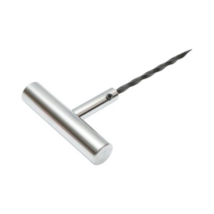 Instrument vulcanizare tip spirala cu maner metalic T pentru inserare snur anvelope - Img 3