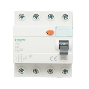 Intrerupator automata diferential 4P 25A 30mA 6kA, tip AC Suntree