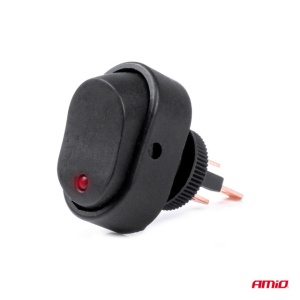 Intrerupator cu indicator Led - 12/24V 30A - Img 4
