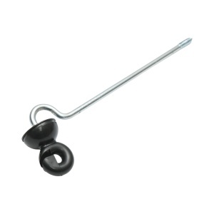 Izolator premium lung inelar unghiular fi6 pentru fir gard electric Breckner Germany - Img 2
