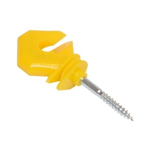 Izolator premium tip romb galben pentru gard electric Breckner Germany - Img 3