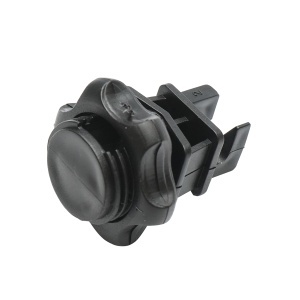 Izolator prindere cu filet negru pentru stalp metalic gard electric Breckner Germany - Img 4