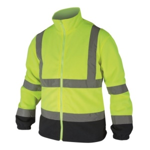 Jacheta fleece reflectorizanta
