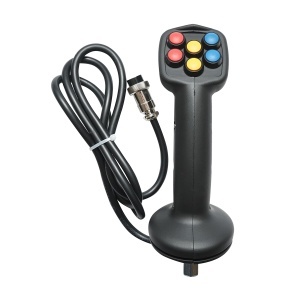 Joystick electric 6 butoane cu modul de comanda 24V - Img 4