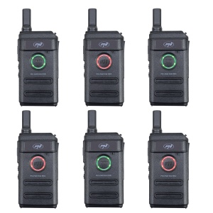Kit 6 statii radio portabile PNI PMR R10 PRO, 446MHz, 0.5W, 16 canale programabile, 16 PMR si tonuri 50 CTCSS si 104 DCS, Monitor, Scan