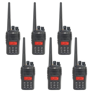 Kit 6 statii radio portabile PNI PMR R18, 446MHz, 0.5W, 128 canale, 16 PMR si tonuri 50 CTCSS si 104 DCS, Radio FM, programabila, Waterproof IP67