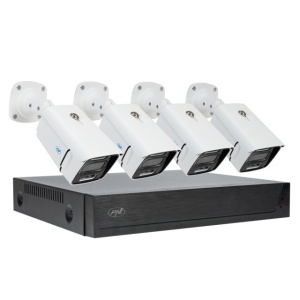 Kit supraveghere video PNI House IPMAX POE 3, NVR cu 4 porturi POE, ONVIF si 4 camere cu IP 3MP, de exterior, Power over Ethernet, detectie chip, detectie miscare, 4 cabluri, alimentator, mouse - Img 7