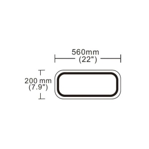Lampa avertizare cu magnet 120 LED-uri albastre - Img 3