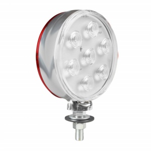 Lampa cu 2 functii - intermitenta si fixa (Rosu/Alb)
