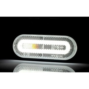 Lampa gabarit 121x47, LED, alba, Fristom - Img 4