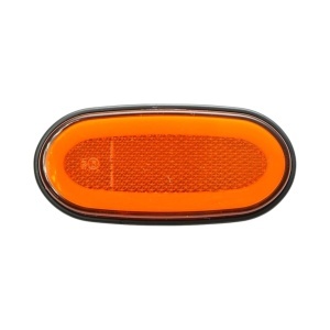 Lampa gabarit laterala ovala LED NEON 12V-24V galbena 21 LED-uri 110x50x13mm Breckner Germany