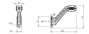 Lampa gabarit LED 12/24V stanga Horpol - Img 5