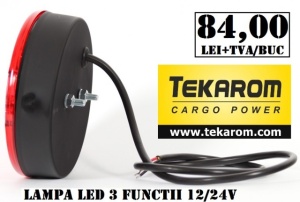 LAMPA LED CAMION 3 FUNCTII (SLIM) 24V - Img 4