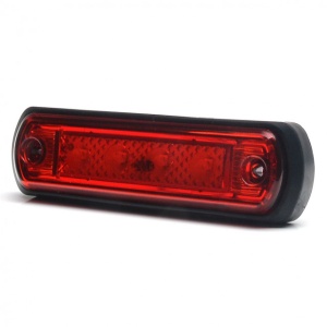 Lampa led dreptunghiulara rosie WAS 30x108.60 mm - Img 2