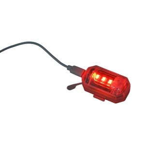 Lampa LED RGB stroboscopica cu telecomanda, 10 moduri, 8 culori, baterie litiu 150mAh reincarcabila USB-C IP65 - Img 9