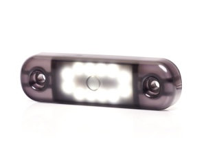 Lampa marcaj BLACK cu lumina alba 12 LEDURI 12/24V