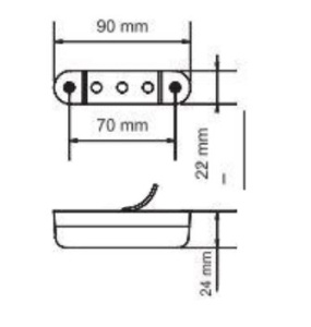 Lampa marcaj lateral LED - Img 2
