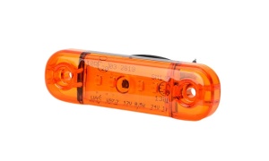 Lampa pozitie ovala portocalie 5 leduri