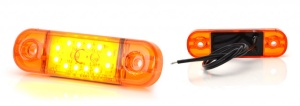 Lampa pozitie ovala portocalie WAS 12 leduri - Img 2