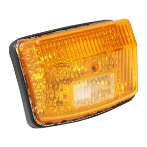 Lampa semnalizare frontala dreptunghiulara alb-galben pentru New Holland, Fiat si UTB U-445 - Img 3