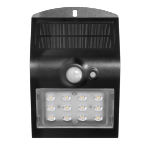 Lampa solara ADVITI SILOE AD-SL-6083BLR4, 1.5 W, senzor de miscare, unghi de detectie 120°, 190lm, IP65, 4000K, 1200mAh, negru - Img 2