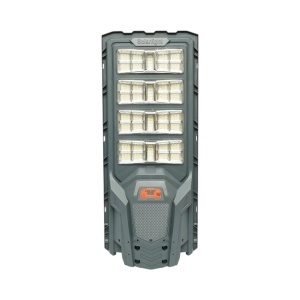 Lampa solara LED iluminat stradal 800W cu panou solar 40W, baterie LiFePO4 30000mAh, senzor miscare, telecomanda, prindere stalp IP65 Breckner Germany - Img 2