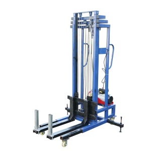 Lift electric materiale constructii 300kg, inaltime maxima 5m cu telecomanda - Img 1