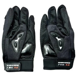 Manusi Moto, ATV cu Protectii pentru Monturi, Culoare Neagra, Marime L - Img 2