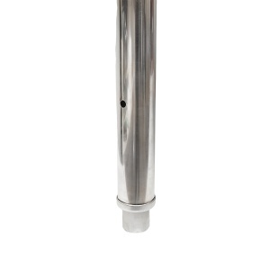 Masa de lucru apicola din inox 1000x700x800mm cu raft - Img 5