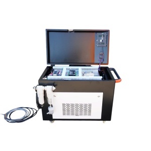 Masina de curatat rugina cu fibra laser 1500W, 220V, latime curatare 0-300mm, racire cu apa, Touch Screen profesional Breckner Germany - Img 9