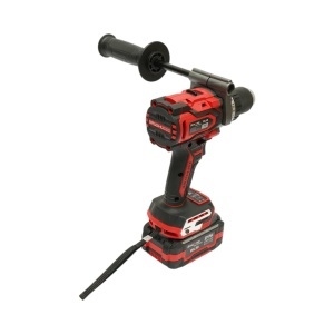 Masina de gaurit si insurubat cu percutie 1000W, 2 acumulatori 21V, 4Ah Li-ion, LED, Brushless, 180Nm, mandrina 13mm, 0-500/2000rpm, maner antivibratie Breckner Germany - Img 11