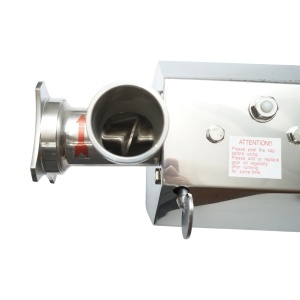 Masina de tocat carne electrica inox + otel 1200W, 220V, capacitate 100 kg/h, adaptor carnati, 1 sita si 1 cutit incluse 340x185x365mm - Img 10