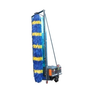 Masina electrica automata de spalat autobuze si camioane 48V, 1800W, baterie Li-ion 60Ah, perie verticala 3.8m, rezervor apa 550L THOR - Img 5