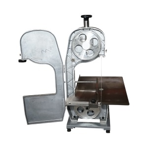 Masina electrica de taiat carne si oase 1500W, 220V, viteza taiere 15.4 m/s, lama fierastrau 1650mm - Img 5