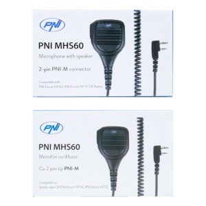 Microfon cu difuzor PNI MHS60 cu 2 pini tip PNI-M - Img 7