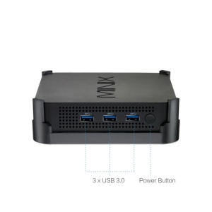 Mini PC cu Windows 10 Pro (64-bit) MINIX NEO J50C-4, Intel Pentium Silver, 64GB stocare, 4 GB RAM DDR4 (upgradabil la 16GB), Dual-Band Wi-Fi, Gigabit Ethernet, 4K @ 60Hz, USB-C, Auto Power On, Vesa Mo - Img 7