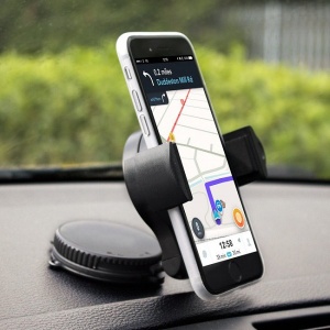 Mini suport auto pentru telefon cu ventuza - Img 3