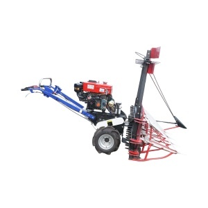 Motocultor diesel 6CP cu seceratoare frontala 1200mm, viteze 2+1, 8 divizoare pentru recoltat grau si paioase Baisan - Img 4