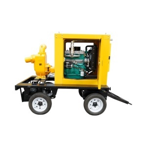 Motopompa agricola diesel pentru ape murdare 39CP, 6 toli autoamorsanta, debit 200 m3/h pe remorca tractabila KONIG TRAKTOREN - Img 6