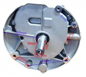 Motor motosapa ax vertical Zongshen XP140A (ax 22.2 Ø - 55mm) 4.5 CP - Img 4