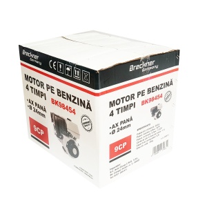 Motor pe benzina 9CP, 4 timpi, ax cu pana 25mm pornire sfoara Breckner Germany - Img 13