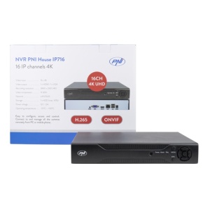 NVR PNI House IP716, 16 canale IP 4K, H.265, ONVIF - Img 5