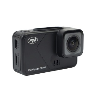Pachet Camera auto DVR PNI Voyager S2500, WiFi, 4K UHD, ecran 2 inch si card de memorie microSD 128GB inclus - Img 4