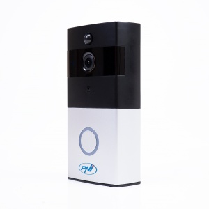 Pachet Interfon video inteligent PNI SafeHome PT710B WiFi HD, P2P si Sticky Pad Drapel