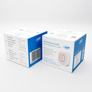 Pachet senzor de gaz metan (CH4) PNI SafeHouse HS201 cu Wi-Fi, Tuya Smart si Sticky Pad Drapel inclus - Img 7